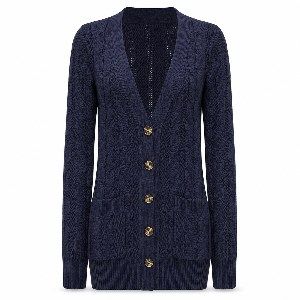 Your Everyday Outfits Deserve More Than a Basic Sweater! Women's Long Button-Front Knit Cardigan – Elegant, Relaxed Layering with a Flattering Longline Silhouette for Chic Fall & Winter Style!