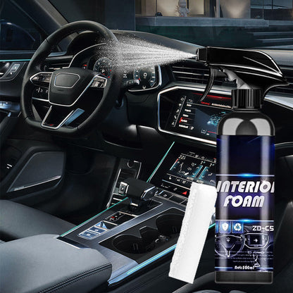 Spray limpiador de espuma multiusos para interiores de automóviles 