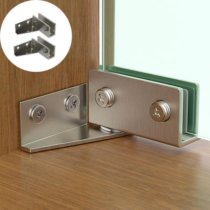 Punching-free Glass Door Hinges