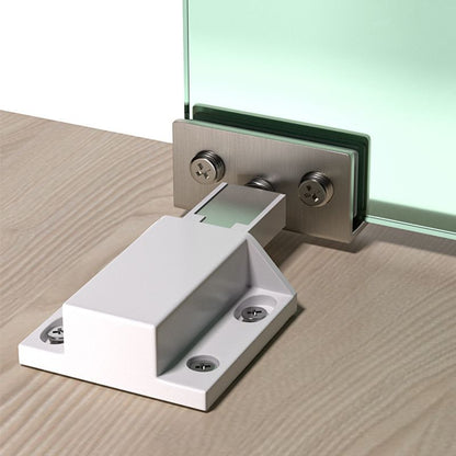 Punching-free Glass Door Hinges