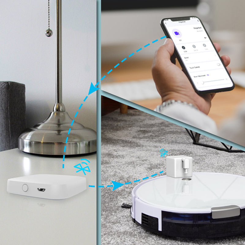 Pulsador de botón de interruptor inteligente: sin cableado, aplicación Bluetooth ni control de temporizador