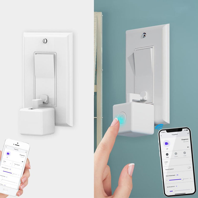 Pulsador de botón de interruptor inteligente: sin cableado, aplicación Bluetooth ni control de temporizador