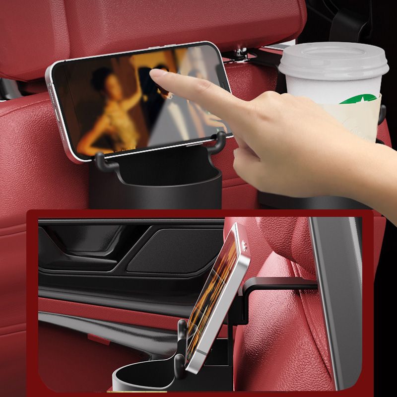 [Compre 1 y obtenga 1 gratis] Portavasos para reposacabezas de asiento de automóvil con ganchos 