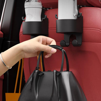 [Compre 1 y obtenga 1 gratis] Portavasos para reposacabezas de asiento de automóvil con ganchos 