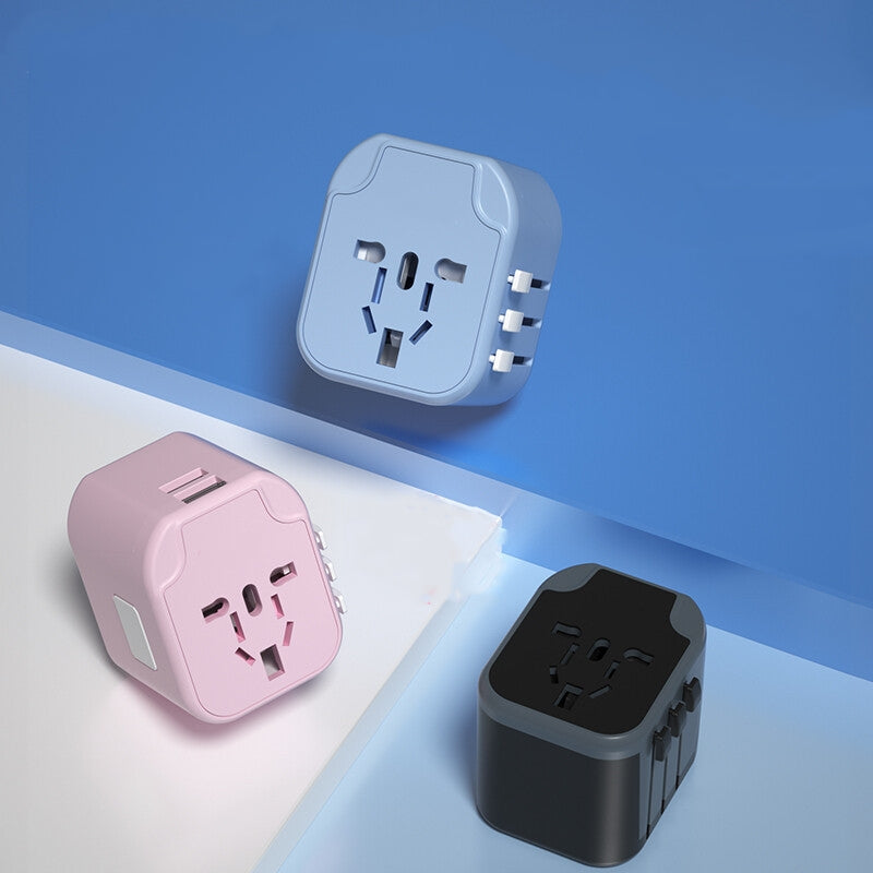 🔋Enchufe de conversión multifuncional con puerto multiUSB📱💻 