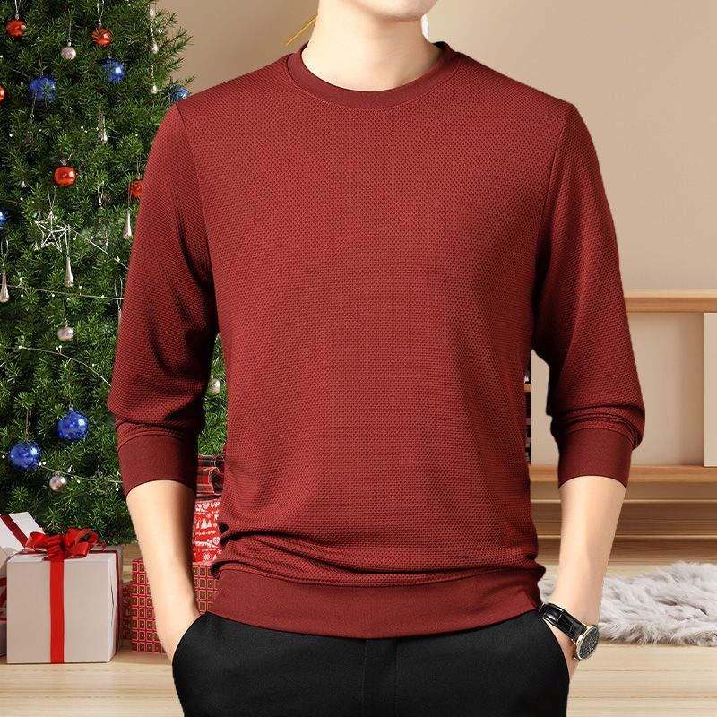 🎅🔥Gran oferta $29.99⛄🎊Sudadera cómoda con cuello redondo para hombre (50% de descuento)