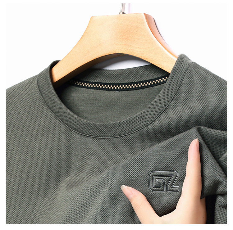 🔥COMPRAR 2 Envío gratis🔥Sudadera simple con cuello redondo para hombre Otoño/Invierno⛄