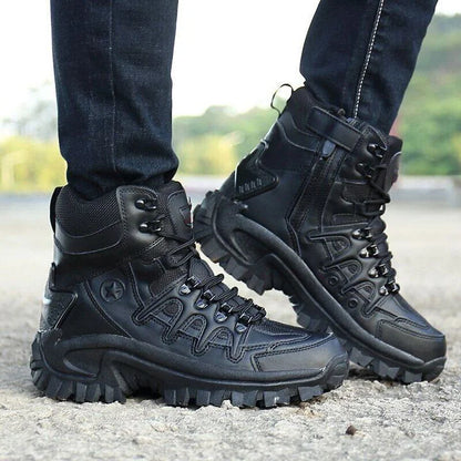 🔥49% DE DESCUENTO HOY🔥Botas de senderismo antideslizantes impermeables para exteriores para hombre Botas de combate