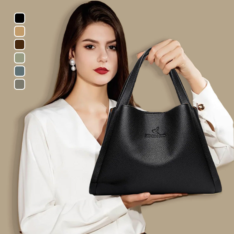 El mejor regalo para ella: bolso de cuero repujado suave, multifuncional, clásico y de moda