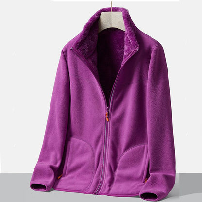 🔥VENTA CALIENTE🔥Chaqueta cálida, versátil e informal con forro polar sintético para mujer (49% de descuento) 