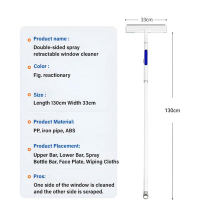 🎊Preventa navideña: 50% de descuento🎊Limpiador de ventanas con expansión en aerosol de doble cara 