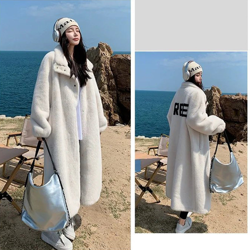 🔥✨Christmas sale 50%OFF🎅🎁[Best Gift For Her] Women's Faux Lambswool Warm Coat