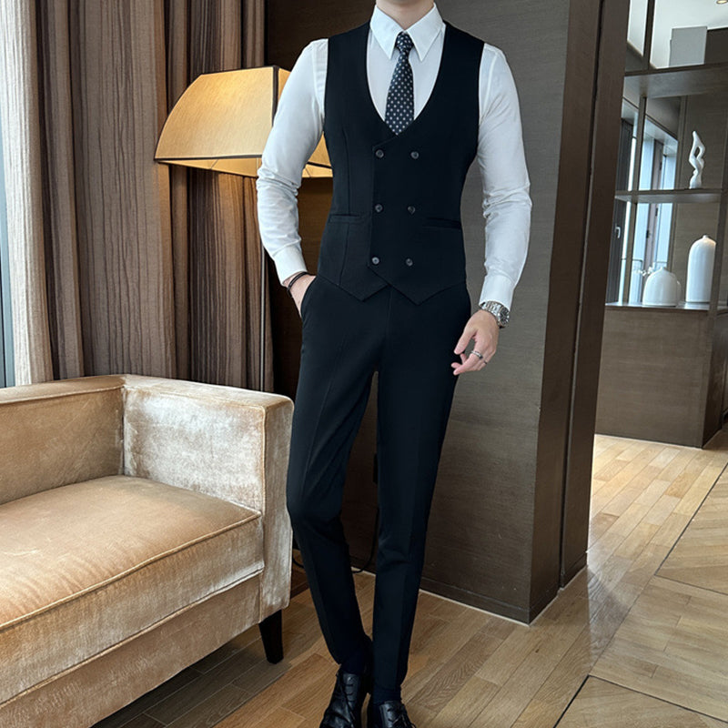 Traje formal ajustado para hombre