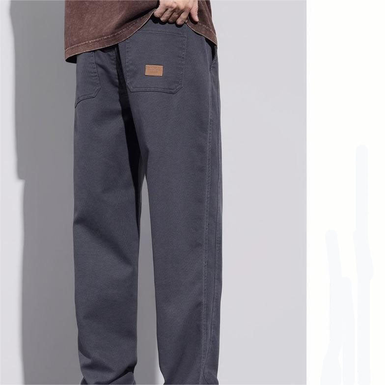 🔥Compre 2 envíos gratis🔥Pantalones de pierna recta sueltos con cordón a la moda para hombre （68% de descuento）