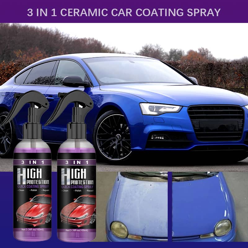 Spray de revestimiento cerámico para automóviles 3 en 1 (30% de descuento)